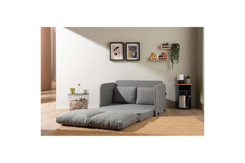 Sufian Sovesofa 2-sits - Lysegrå - Møbler - Sofaer - Sovesofaer - 2 seters sovesofa