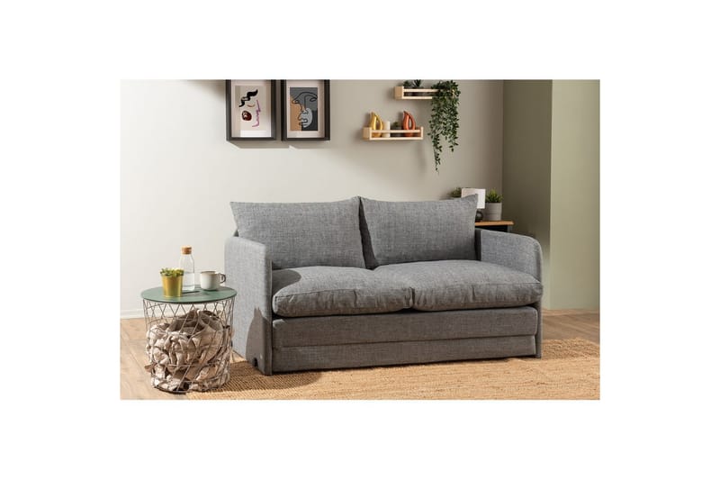 Sufian Sovesofa 2-sits - Lysegrå - Møbler - Sofaer - Sovesofaer - 2 seters sovesofa