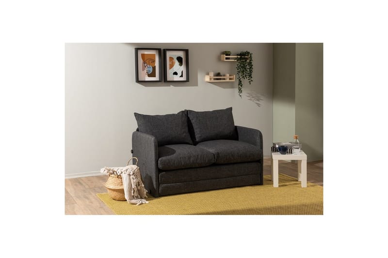 Sufian Sovesofa 2-sits - Mørkegrå - Møbler - Sofaer - Sovesofaer - 2 seters sovesofa