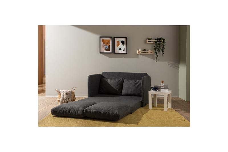 Sufian Sovesofa 2-sits - Mørkegrå - Møbler - Sofaer - Sovesofaer - 2 seters sovesofa