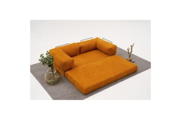 Sufian Sovesofa 2-sits - Oransje - Møbler - Sofaer - Sovesofaer - 2 seters sovesofa