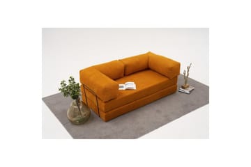 Sufian Sovesofa 2-sits - Oransje - Møbler - Sofaer - Sovesofaer - 2 seters sovesofa