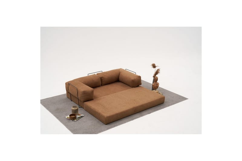 Sufian Sovesofa 2-sits - Sjokoladebrun - Møbler - Sofaer - Sovesofaer - 2 seters sovesofa