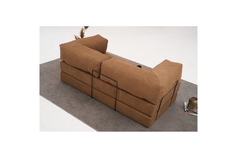 Sufian Sovesofa 2-sits - Sjokoladebrun - Møbler - Sofaer - Sovesofaer - 2 seters sovesofa