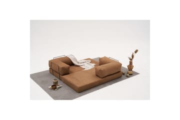 Sufian Sovesofa 2-sits - Sjokoladebrun - Møbler - Sofaer - Sovesofaer - 2 seters sovesofa