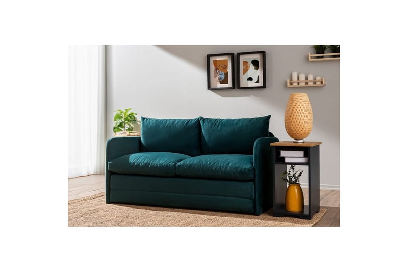 Sufian Sovesofa 2-sits - Turkis - Møbler - Sofaer - Sovesofaer - 2 seters sovesofa