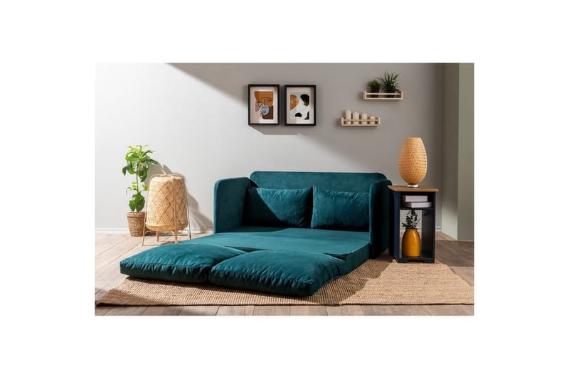 Sufian Sovesofa 2-sits - Turkis - Møbler - Sofaer - Sovesofaer - 2 seters sovesofa