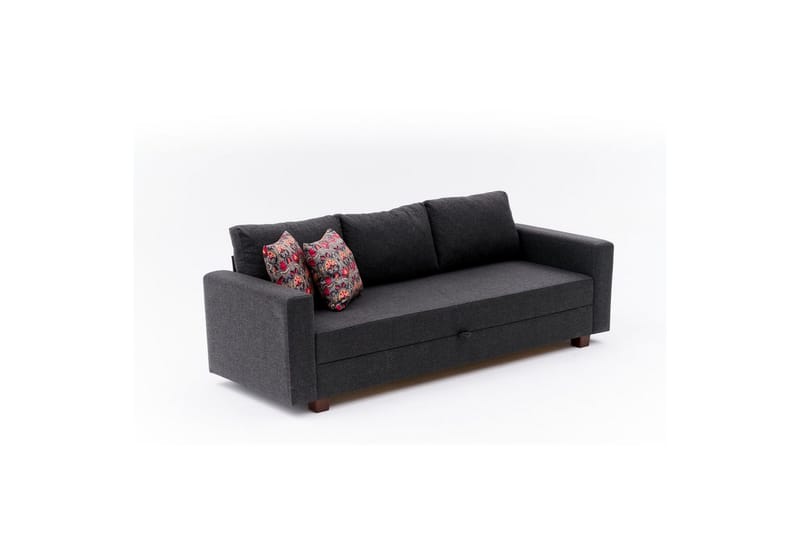 Sufian Sovesofa 3-sits - Antrasitt - Møbler - Sofaer - Sovesofaer - 3 seters sovesofa