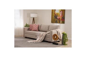 Sufian Sovesofa 3-sits - Beige - Møbler - Sofaer - Sovesofaer - 3 seters sovesofa