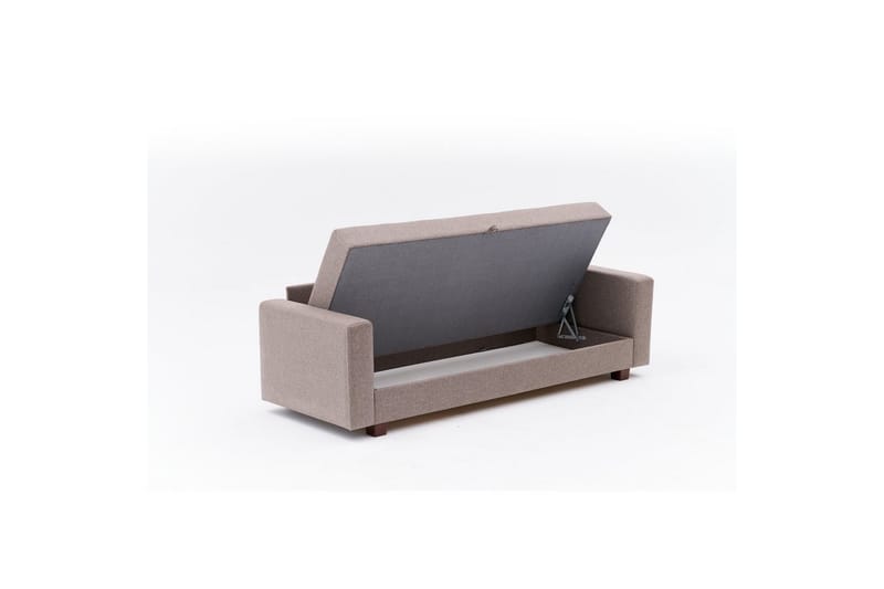 Sufian Sovesofa 3-sits - Brun - Møbler - Sofaer - Sovesofaer - 3 seters sovesofa