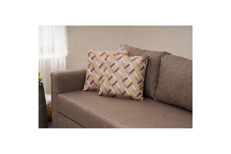 Sufian Sovesofa 3-sits - Brun - Møbler - Sofaer - Sovesofaer - 3 seters sovesofa