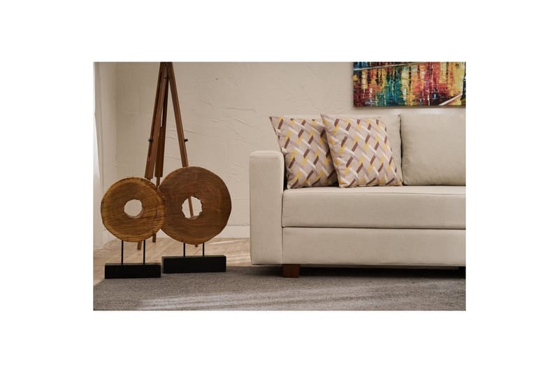 Sufian Sovesofa 3-sits - Cremehvit - Møbler - Sofaer - Sovesofaer - 3 seters sovesofa