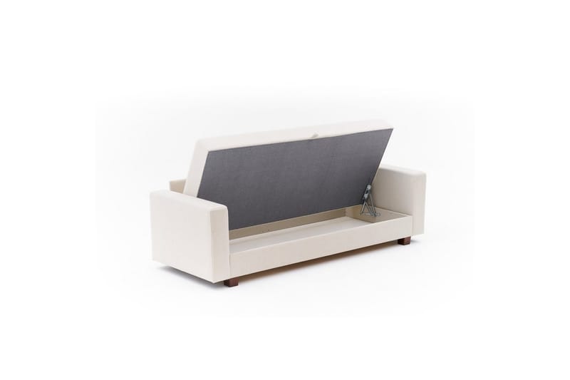 Sufian Sovesofa 3-sits - Cremehvit - Møbler - Sofaer - Sovesofaer - 3 seters sovesofa
