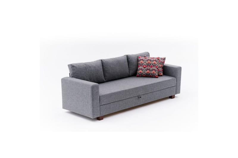 Sufian Sovesofa 3-sits - Grå - Møbler - Sofaer - Sovesofaer - 3 seters sovesofa