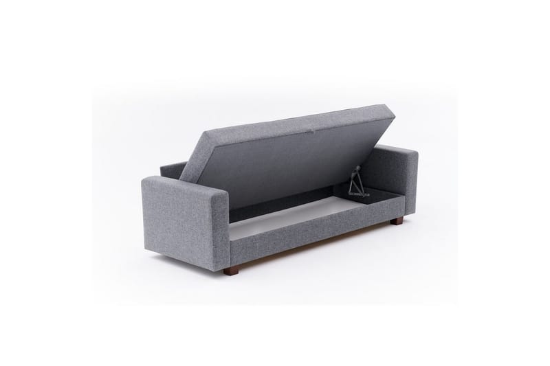 Sufian Sovesofa 3-sits - Grå - Møbler - Sofaer - Sovesofaer - 3 seters sovesofa