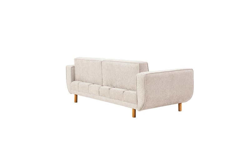 Sufian Sovesofa 3-sits - Ivory/Mellomfarget tre - Møbler - Sofaer - Sovesofaer - 3 seters sovesofa