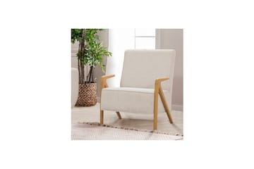 Sufian Sovesofa 3-sits - Ivory/Mellomfarget tre - Møbler - Sofaer - Sovesofaer - 3 seters sovesofa