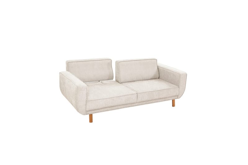 Sufian Sovesofa 3-sits - Ivory/Mellomfarget tre - Møbler - Sofaer - Sovesofaer - 3 seters sovesofa