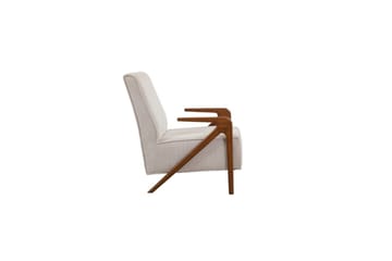 Sufian Sovesofa 3-sits - Mellomfarget tre/Cremehvit - Møbler - Sofaer - Sovesofaer - 3 seters sovesofa