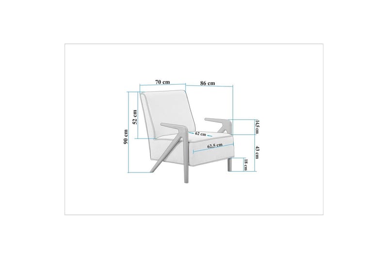 Sufian Sovesofa 3-sits - Mellomfarget tre/Grå - Møbler - Sofaer - Sovesofaer - 3 seters sovesofa