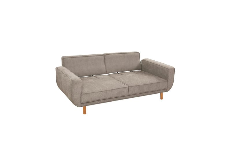 Sufian Sovesofa 3-sits - Mellomfarget tre/Grå - Møbler - Sofaer - Sovesofaer - 3 seters sovesofa