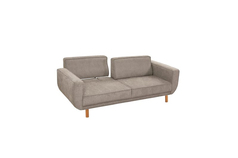 Sufian Sovesofa 3-sits - Mellomfarget tre/Grå - Møbler - Sofaer - Sovesofaer - 3 seters sovesofa