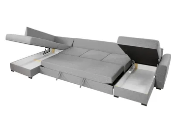 Taberk Large 6-seters U-sofa med Divan Venstre - Møbler - Sofaer - Sovesofaer - Hjørnesovesofa