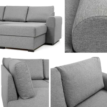 Taberk Large 6-seters U-sofa med Divan Venstre - Møbler - Sofaer - Sovesofaer - Hjørnesovesofa