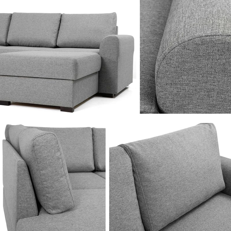 Taberk Large 6-seters U-sofa med Divan Venstre - Møbler - Sofaer - Sovesofaer - Hjørnesovesofa