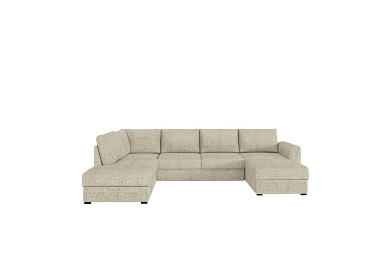 Taberk Sovesofa med Divan och Schäslong 4-sits, Beige