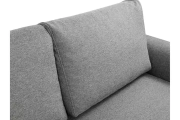 Taberk Sovesofa med Divan och Schäslong 4-sits - Grå - Møbler - Sofaer - Sovesofaer - Sovesofa divan