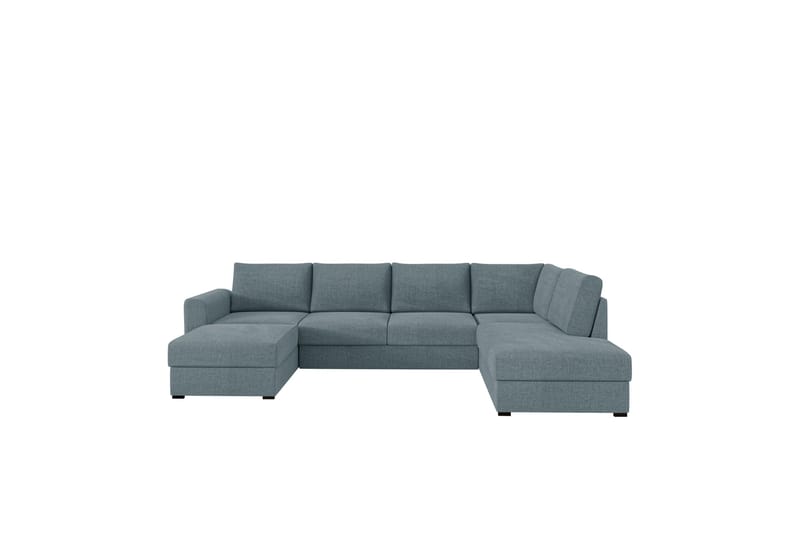 Taberk Sovesofa med Divan och Schäslong 4-sits, Grå
