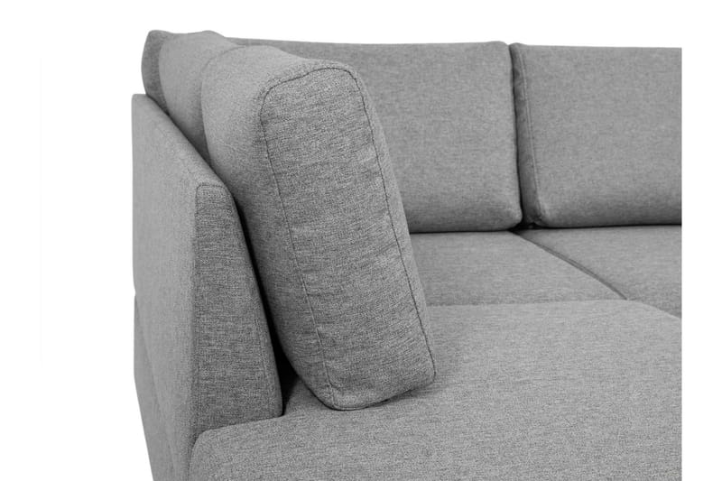 Taberk Sovesofa med Divan och Schäslong 4-sits - Grå - Møbler - Sofaer - Sovesofaer - Sovesofa divan