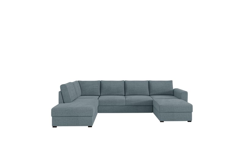 Taberk Sovesofa med Divan och Schäslong 4-sits - Grå - Møbler - Sofaer - Sovesofaer - Sovesofa divan