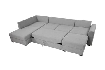 Taberk Sovesofa med Divan och Schäslong 4-sits - Grønn - Møbler - Sofaer - Sovesofaer - Sovesofa divan