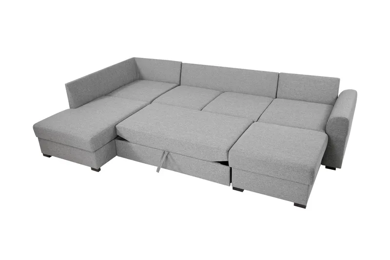 Taberk Sovesofa med Divan och Schäslong 4-sits - Grønn - Møbler - Sofaer - Sovesofaer - Sovesofa divan