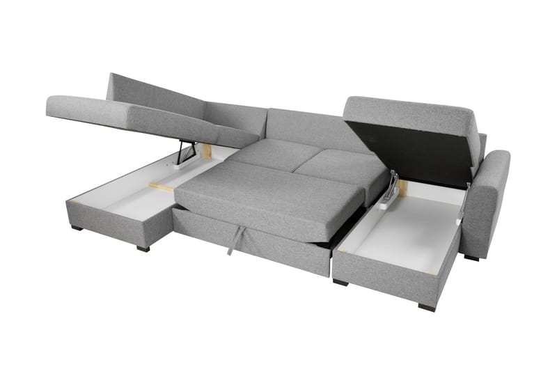Taberk Sovesofa med Divan och Schäslong 4-sits - Rosa - Møbler - Sofaer - Sovesofaer - Sovesofa divan