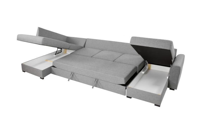 Taberk Sovesofa med Divan och Schäslong 5-sits - Beige - Møbler - Sofaer - Sovesofaer - Sovesofa divan