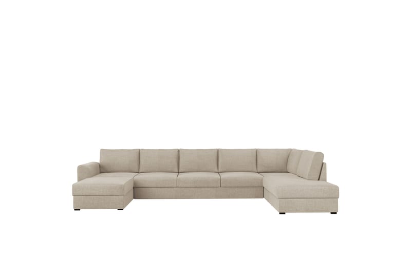 Taberk Sovesofa med Divan och Schäslong 5-sits, Beige