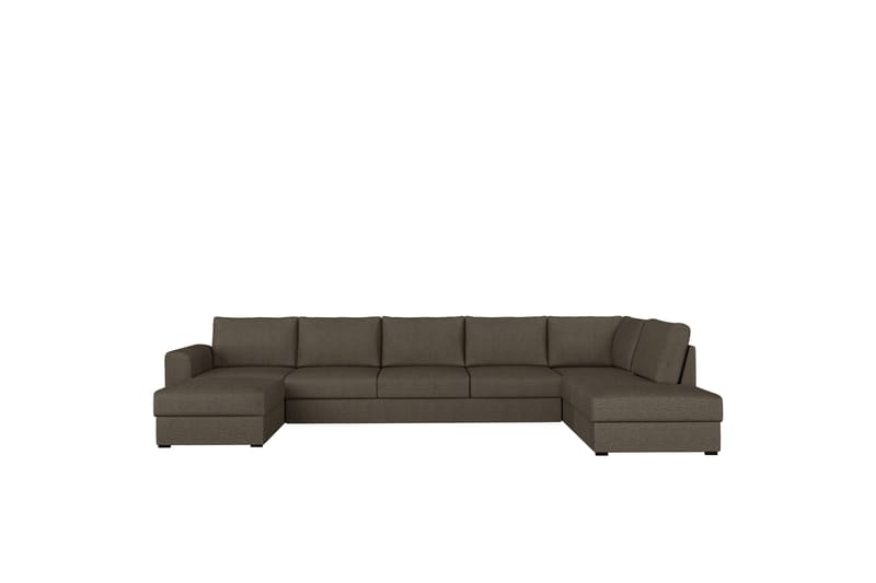 Taberk Sovesofa med Divan och Schäslong 5-sits - Brun - Møbler - Sofaer - Sovesofaer - Sovesofa divan
