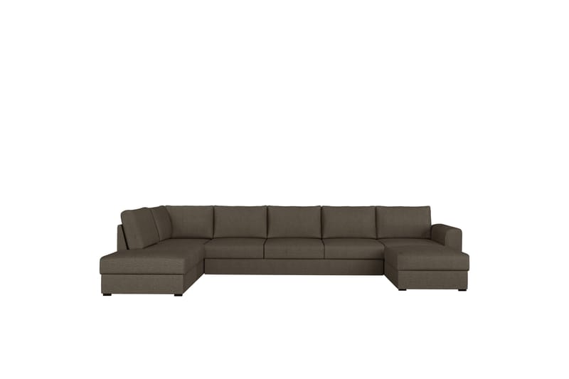 Taberk Sovesofa med Divan och Schäslong 5-sits - Brun - Møbler - Sofaer - Sovesofaer - Sovesofa divan