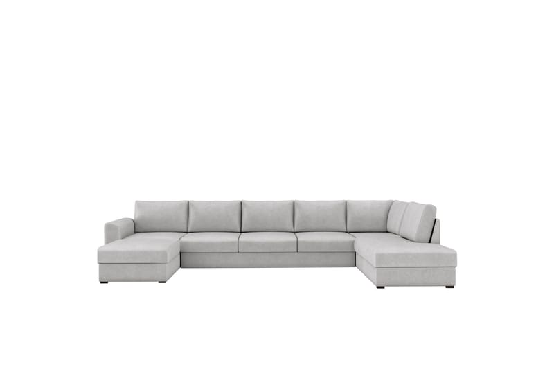 Taberk Sovesofa med Divan och Schäslong 5-sits - Grå - Møbler - Sofaer - Sovesofaer - Sovesofa divan