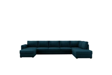 Taberk Sovesofa med Divan och Schäslong 5-sits - Marineblå - Møbler - Sofaer - Sovesofaer - Sovesofa divan