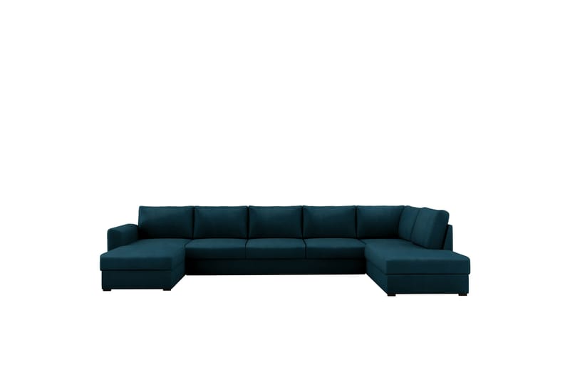 Taberk Sovesofa med Divan och Schäslong 5-sits - Marineblå - Møbler - Sofaer - Sovesofaer - Sovesofa divan