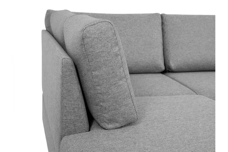 Taberk Sovesofa med Sjeselong og Dobbel Sjeselong 4-seter i Chenille - Oransje - Møbler - Sofaer - Sovesofaer - Sovesofa divan