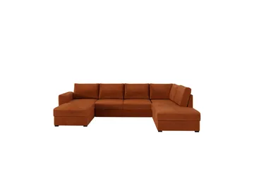Taberk Sovesofa med Sjeselong og Dobbel Sjeselong 4-seter i Chenille