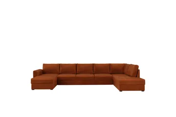 Taberk Sovesofa med Sjeselong og Dobbel Sjeselong 5-seter i Chenille