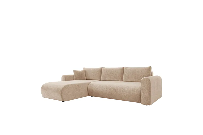 Tacon Sovesofa Med 3-Seters Divan - Beige - Møbler - Sofaer - Sovesofaer - Sovesofa divan