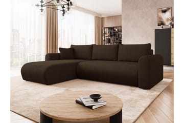 Tacon Sovesofa Med 3-Seters Divan - Brun - Møbler - Sofaer - Sovesofaer - Sovesofa divan