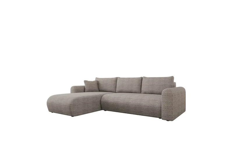 Tacon Sovesofa Med 3-Seters Divan - Grå - Møbler - Sofaer - Sovesofaer - Sovesofa divan